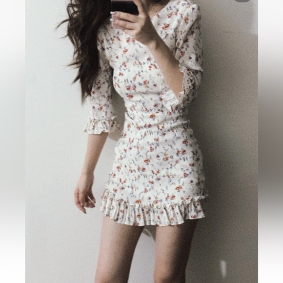 Reformation Doutzen Dress in Gabrielle print - Picture 1 of 8